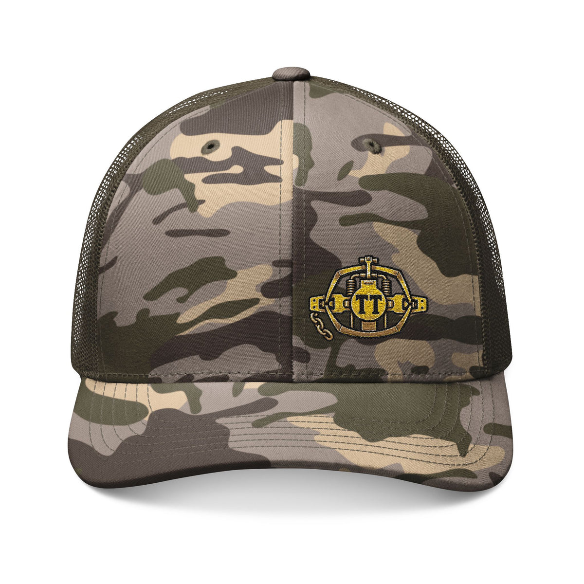 Trapping Tales Camo Trucker Hat