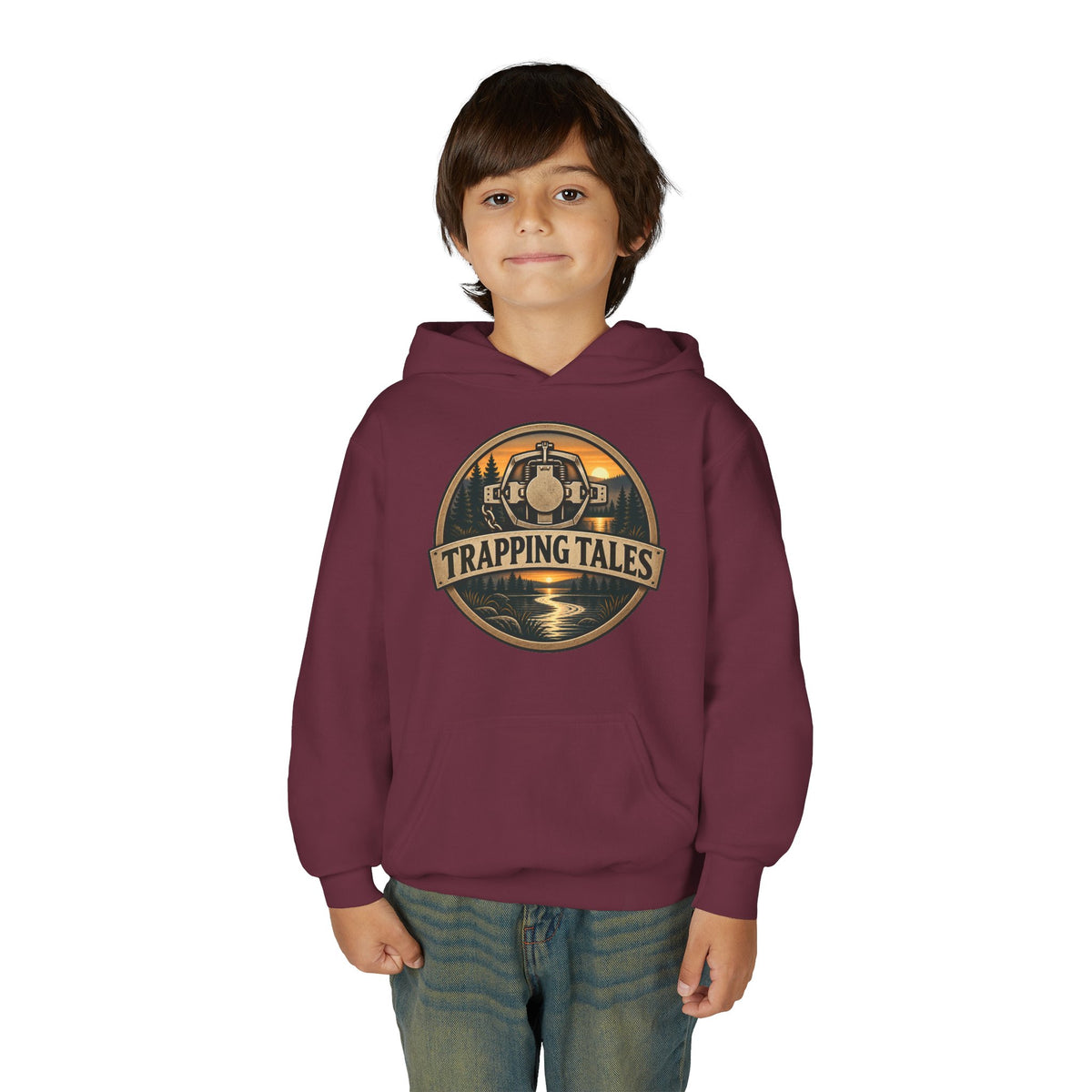 Trapping Tales “Adventure Starts Outside” Youth Hoodie