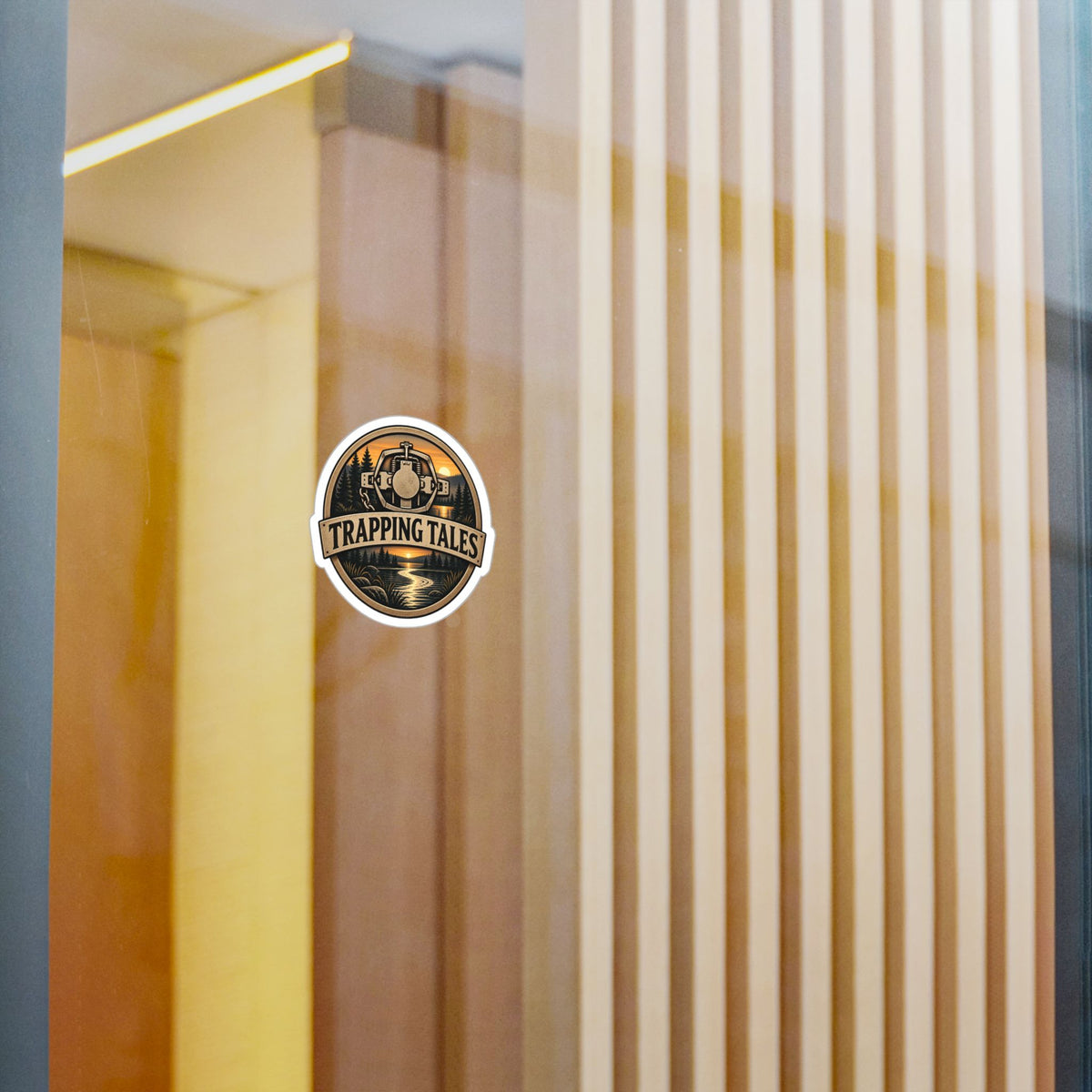Trapping Tales Vinyl Sticker