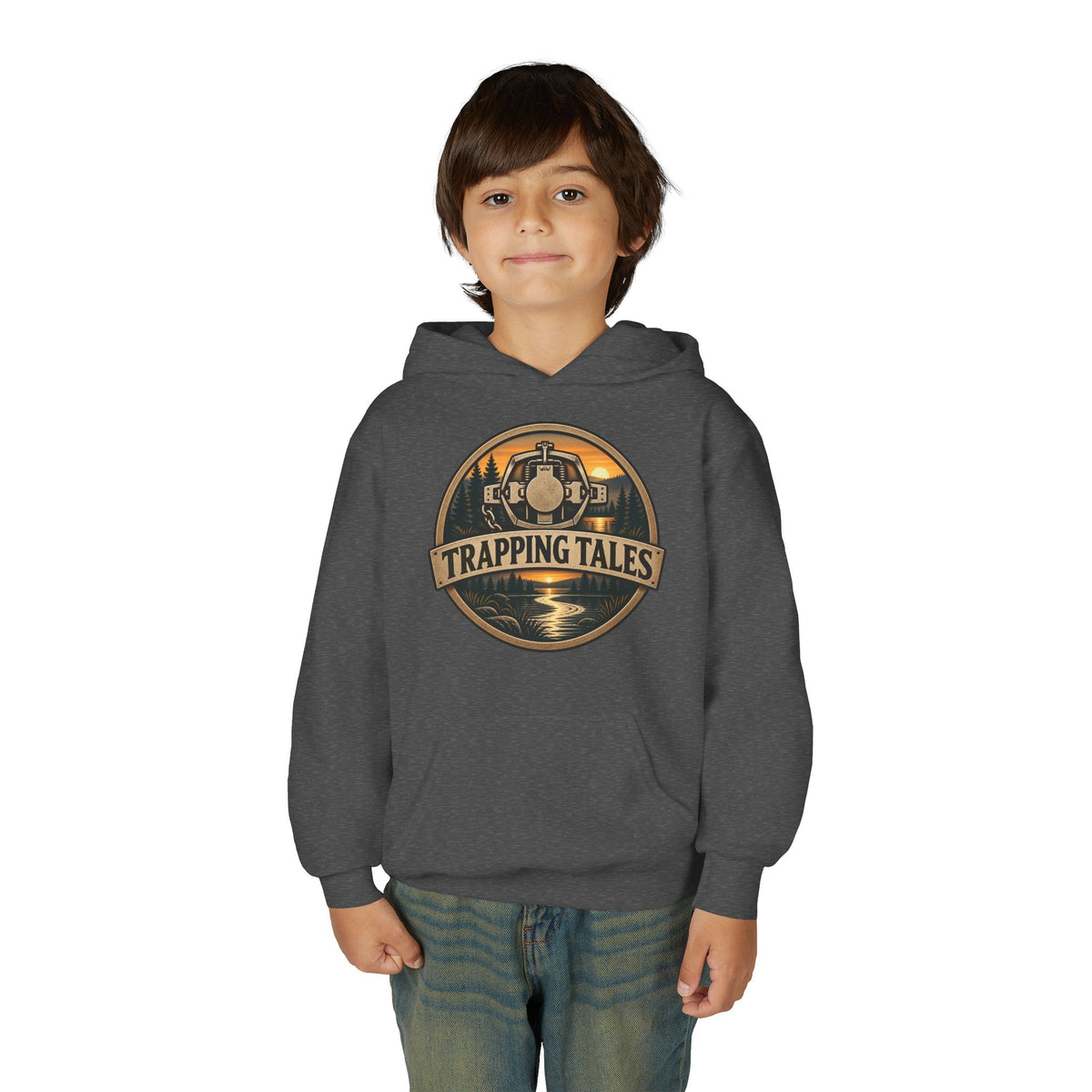Trapping Tales “Adventure Starts Outside” Youth Hoodie