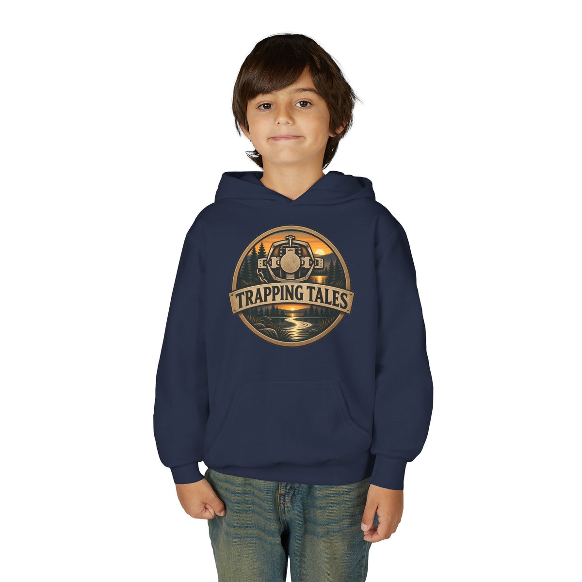 Trapping Tales “Adventure Starts Outside” Youth Hoodie
