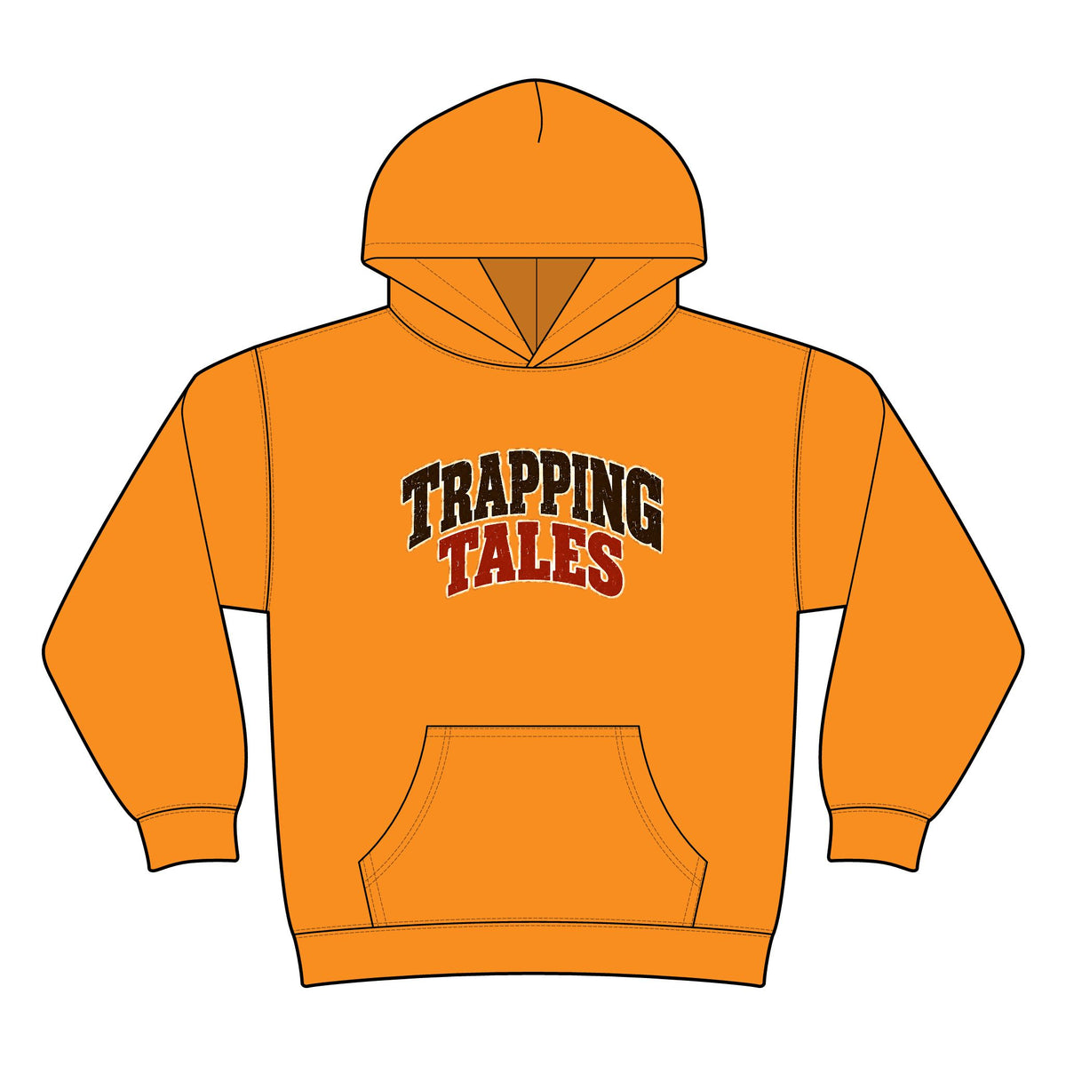 Trapping Tales Orange Hoodie