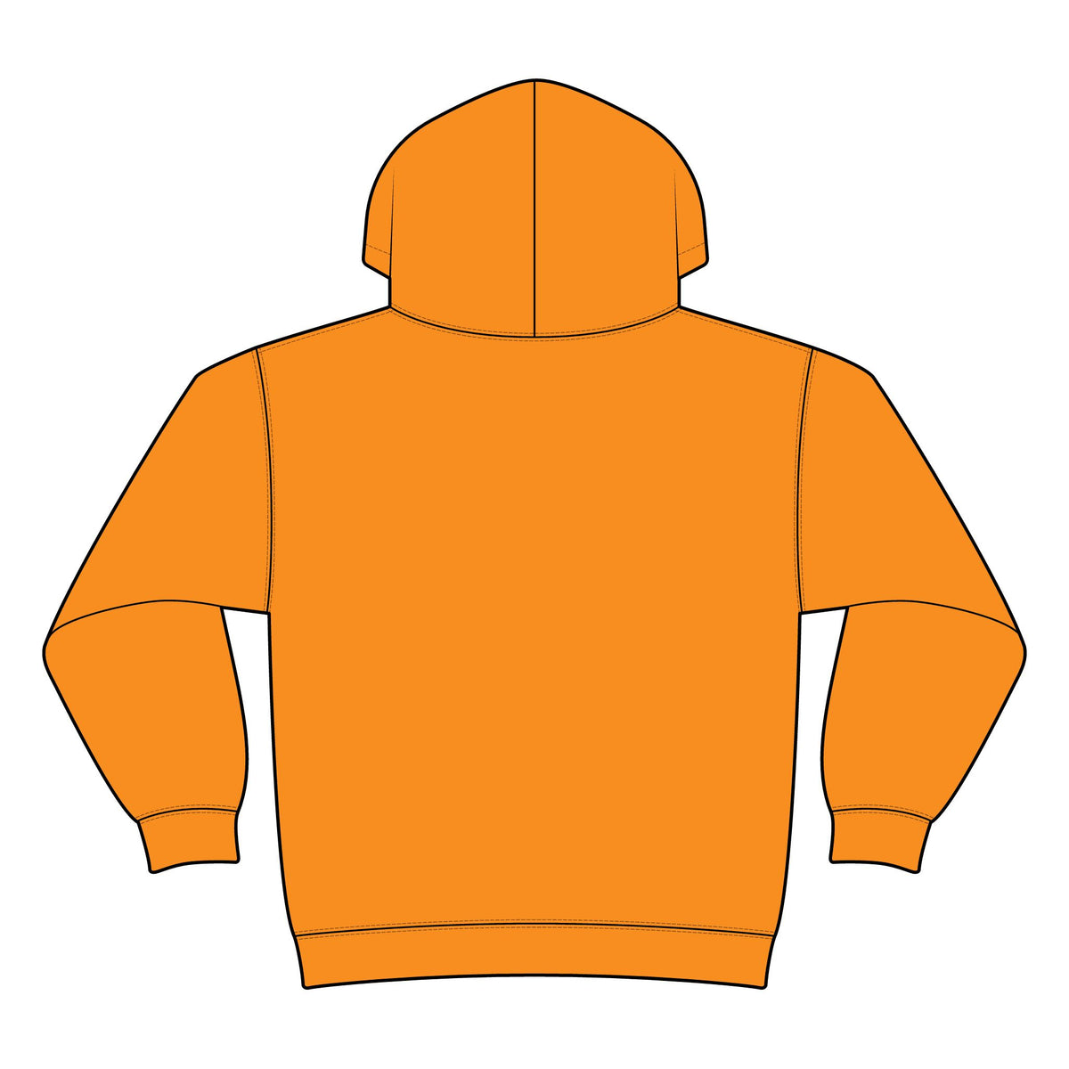 Trapping Tales Orange Hoodie