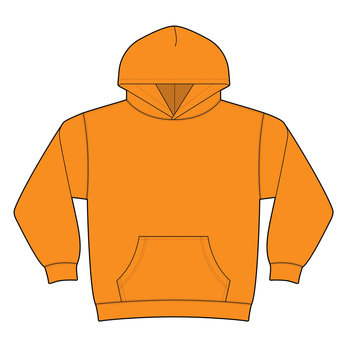 Trapping Tales Orange Hoodie