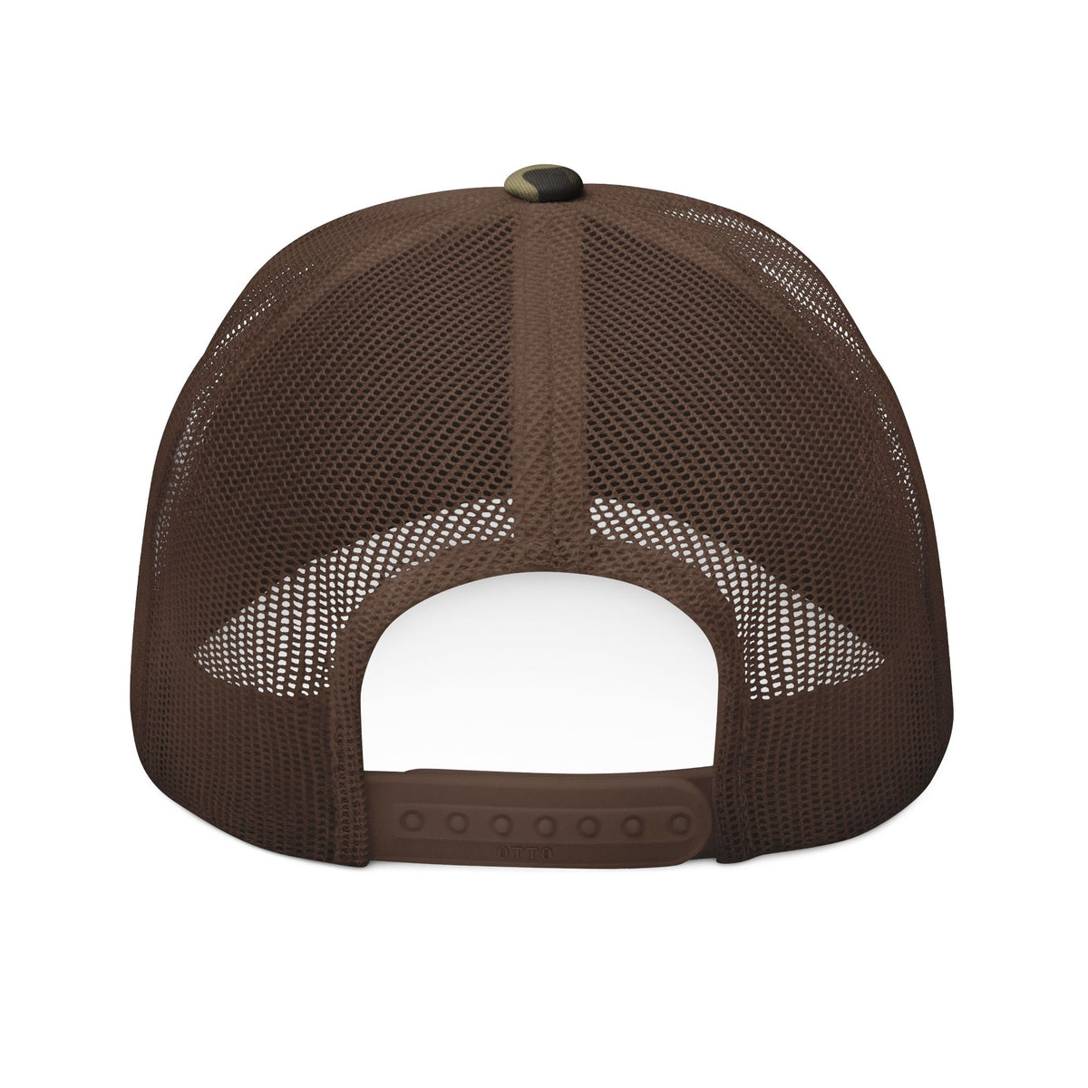 Trapping Tales Camo Banner Trucker Hat