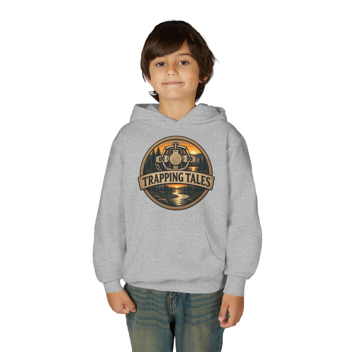 Trapping Tales “Adventure Starts Outside” Youth Hoodie